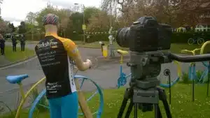 Filming Tour de Yorkshire Event