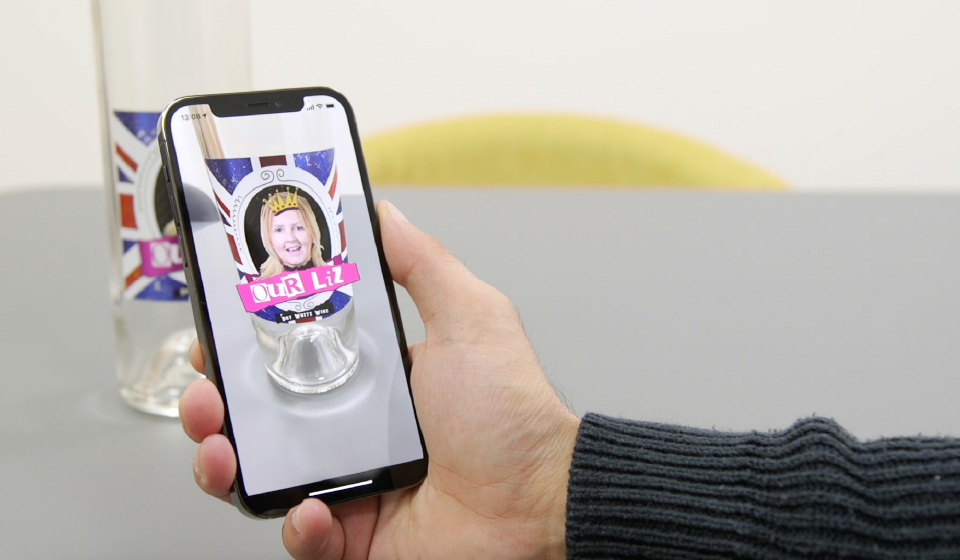 Talking Augmented Reality Label Filter