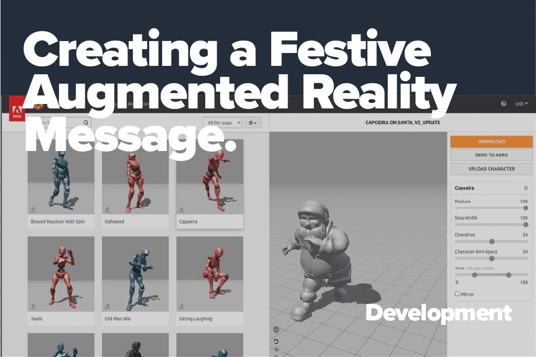 Creating a Festive Augmented Reality Message!