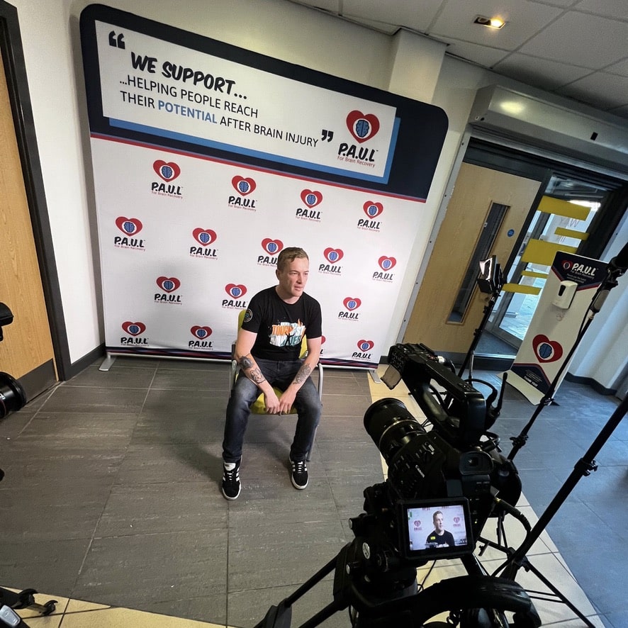 Behind the Scenes Filming for P.A.U.L For Brain Recovery