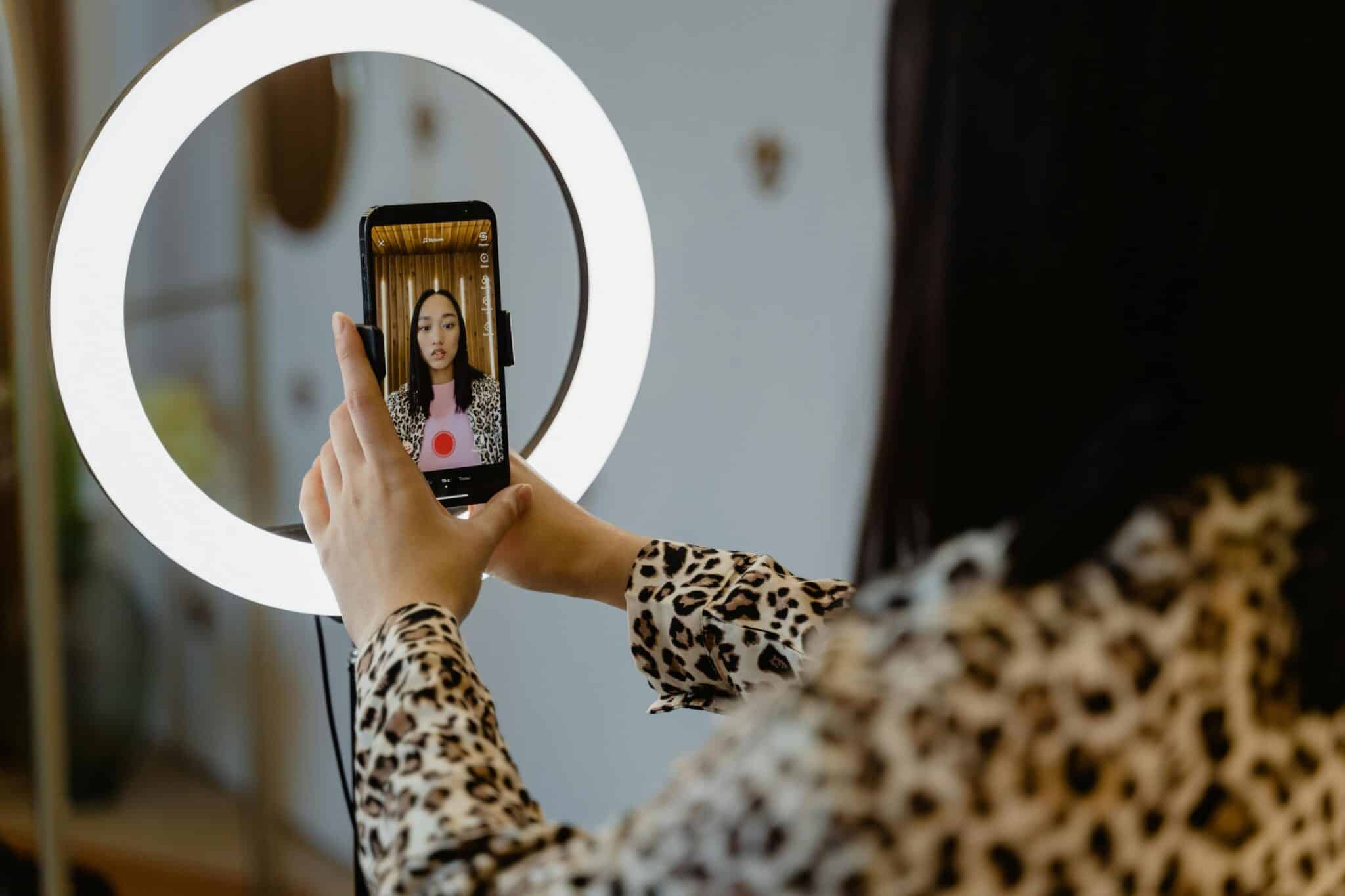 TikTok Content Creator Making User Generated Content