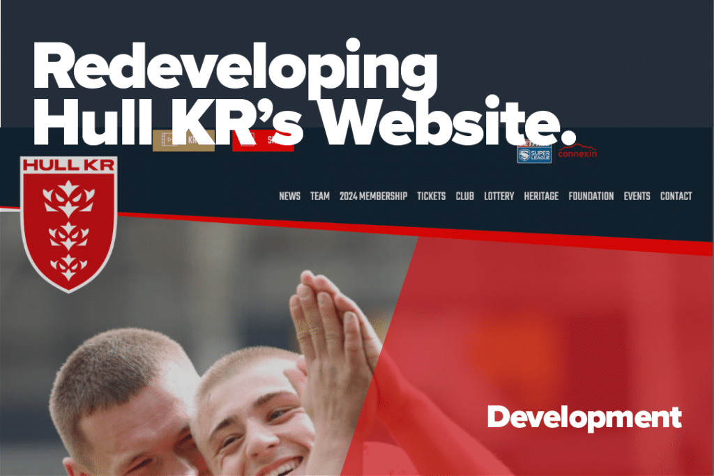 Redeveloping Hull KR's Website