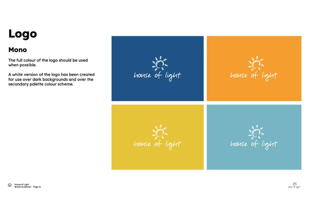 house of light brand guidelines