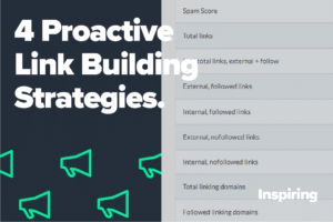 4 Proactive Link Building Strategies!