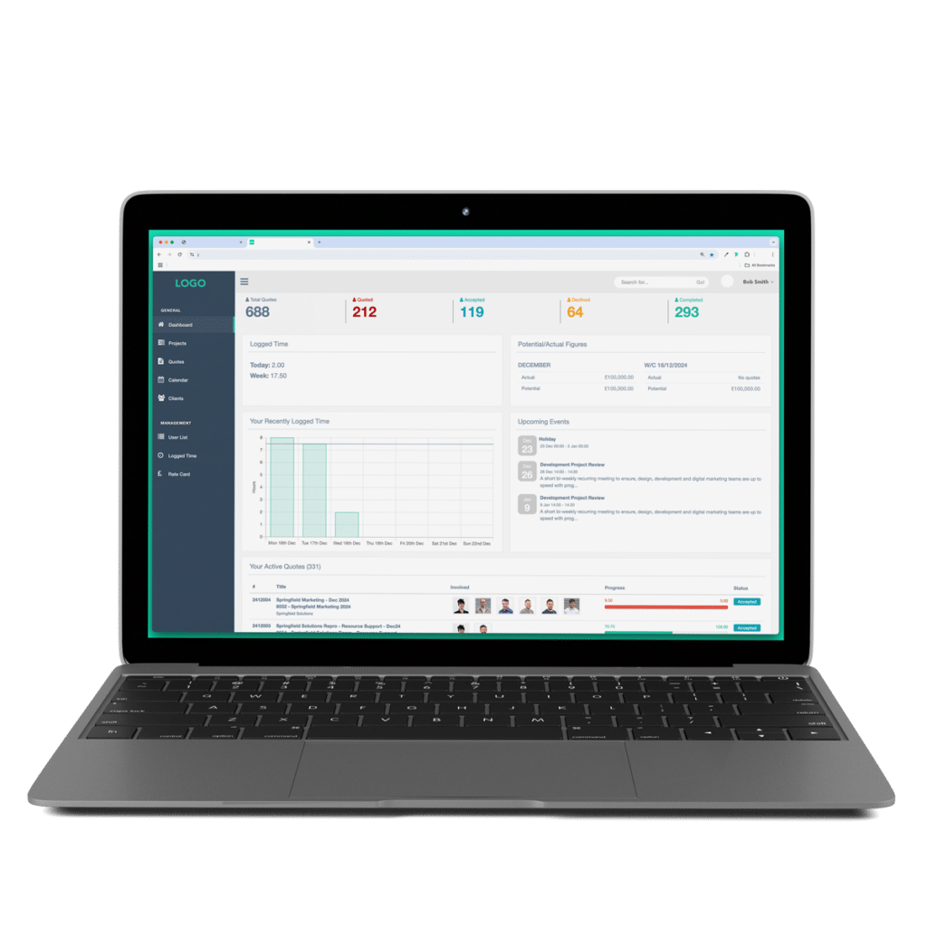 Project Management Tool Dashboard