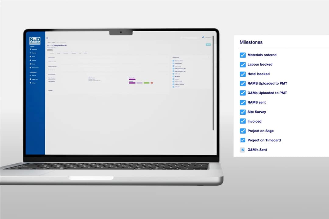 Project Management Tool for S&D Flooring